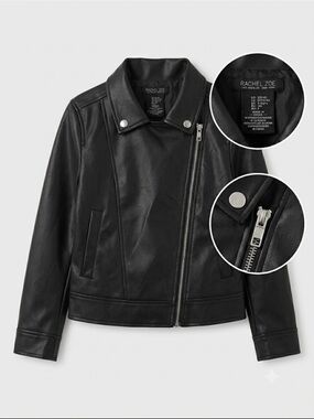 Rachel Zoe Black kids Lined Jacket with Branded Tag